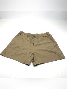 Tahari Khaki Drawstring Athletic Women's Shorts XL